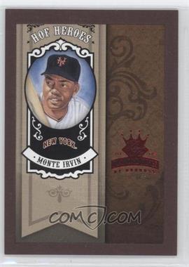 2005 Donruss Diamond Kings - HOF Heroes - Red Framed #HH-20 - Monte Irvin