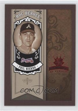 2005 Donruss Diamond Kings - HOF Heroes - Red Framed #HH-32 - Phil Niekro