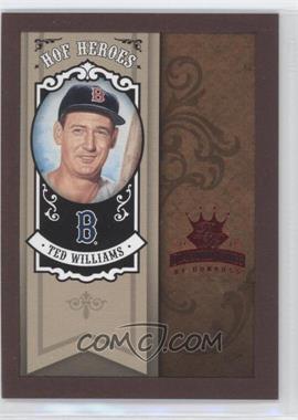 2005 Donruss Diamond Kings - HOF Heroes - Red Framed #HH-5 - Ted Williams