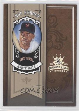 2005 Donruss Diamond Kings - HOF Heroes - Silver #HH-20 - Monte Irvin /50