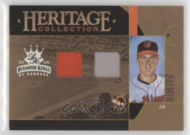 2005 Donruss Diamond Kings - Heritage Collection - Combo Materials #HC 16 - Jim Palmer /100