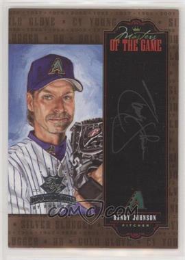 2005 Donruss Diamond Kings - Masters of the Game #MG-7 - Randy Johnson