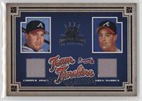 Chipper Jones, Greg Maddux #/100