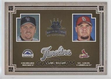 2005 Donruss Diamond Kings - Timeline #T-25 - Larry Walker