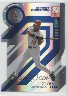 2005 Donruss Elite - [Base] - Aspirations #5 - Garret Anderson /84