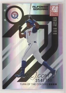 2005 Donruss Elite - [Base] - Turn of the Century #140 - Alfonso Soriano /750