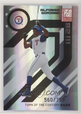 2005 Donruss Elite - [Base] - Turn of the Century #140 - Alfonso Soriano /750