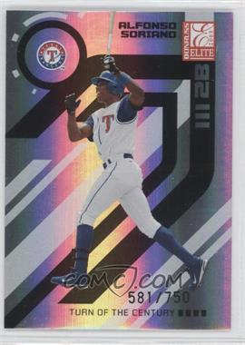 2005 Donruss Elite - [Base] - Turn of the Century #140 - Alfonso Soriano /750