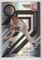 Legends - Warren Spahn #/250