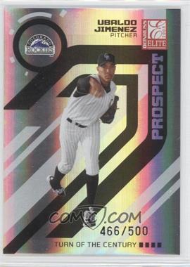 2005 Donruss Elite - [Base] - Turn of the Century #175 - Prospects - Ubaldo Jimenez /500