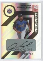 Autographed Prospects - Ambiorix Concepcion #/651