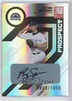 Autographed Prospects - Ryan Speier #/1,000