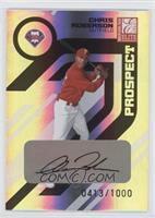 Autographed Prospects - Chris Roberson #/1,000