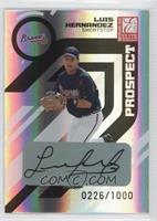 Autographed Prospects - Luis Hernandez #/1,000