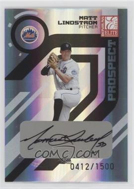 2005 Donruss Elite - [Base] #192 - Autographed Prospects - Matt Lindstrom /1500