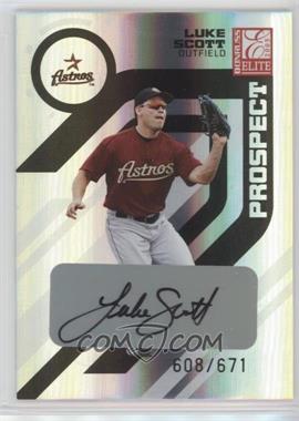 2005 Donruss Elite - [Base] #194 - Autographed Prospects - Luke Scott /671