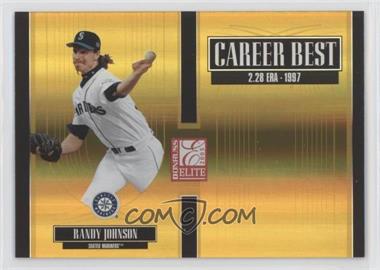 2005 Donruss Elite - Career Best - Gold #CB-22 - Randy Johnson /500