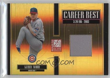 2005 Donruss Elite - Career Best - Jerseys #CB-16 - Kerry Wood /250