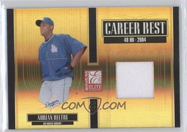 2005 Donruss Elite - Career Best - Jerseys #CB-2 - Adrian Beltre /250