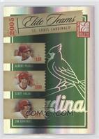 Albert Pujols, Scott Rolen, Jim Edmonds [EX to NM] #/750