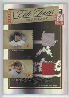 2005 Donruss Elite - Elite Teams - Jerseys #ET-3 - Roger Clemens, Jeff Bagwell, Lance Berkman, Craig Biggio /150