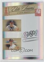 Tom Glavine, Greg Maddux, Ryan Klesko, David Justice #/1,500