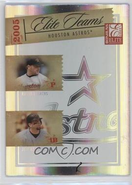 2005 Donruss Elite - Elite Teams #ET-3 - Roger Clemens, Jeff Bagwell, Lance Berkman, Craig Biggio /1500