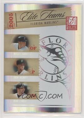 2005 Donruss Elite - Elite Teams #ET-4 - Miguel Cabrera, Josh Beckett, Mike Lowell /1500