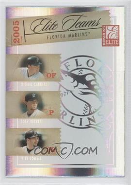 2005 Donruss Elite - Elite Teams #ET-4 - Miguel Cabrera, Josh Beckett, Mike Lowell /1500