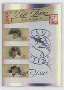 2005 Donruss Elite - Elite Teams #ET-4 - Miguel Cabrera, Josh Beckett, Mike Lowell /1500