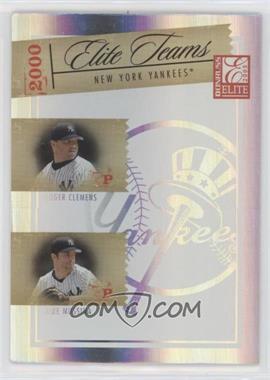 2005 Donruss Elite - Elite Teams #ET-9 - Roger Clemens, Mike Mussina, Alfonso Soriano, Bernie Williams /1500