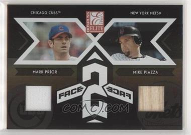 2005 Donruss Elite - Face 2 Face - Bat/Jersey Combos #FF-3 - Mark Prior, Mike Piazza /250