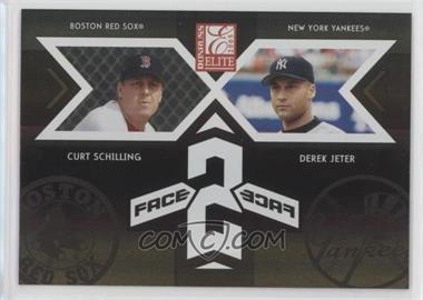 2005 Donruss Elite - Face 2 Face - Black #FF-10 - Curt Schilling, Derek Jeter /500