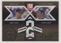 Kerry Wood, Shawn Green [EX to NM] #/500
