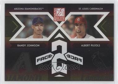 2005 Donruss Elite - Face 2 Face - Black #FF-17 - Randy Johnson, Albert Pujols /500