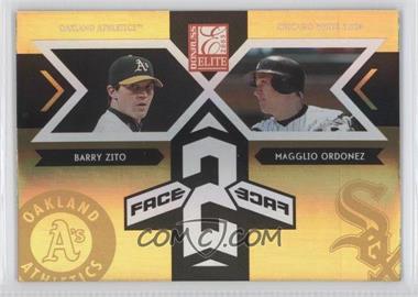 2005 Donruss Elite - Face 2 Face - Gold #FF-14 - Barry Zito, Magglio Ordonez /150