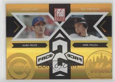 2005 Donruss Elite - Face 2 Face - Gold #FF-3 - Mark Prior, Mike Piazza /150