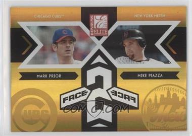 2005 Donruss Elite - Face 2 Face - Gold #FF-3 - Mark Prior, Mike Piazza /150