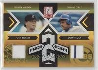 Josh Beckett, Sammy Sosa #/200