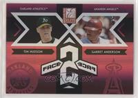 Tim Hudson, Garret Anderson #/750