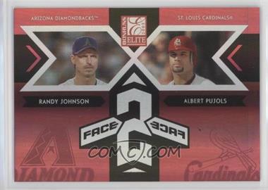 2005 Donruss Elite - Face 2 Face - Red #FF-17 - Randy Johnson, Albert Pujols /750