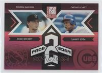 Josh Beckett, Sammy Sosa #/750