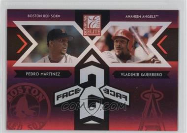 2005 Donruss Elite - Face 2 Face - Red #FF-8 - Pedro Martinez, Vladimir Guerrero /750