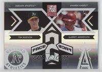 Tim Hudson, Garret Anderson #/1,500