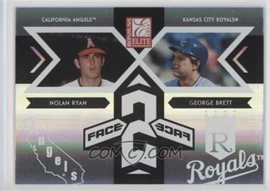 2005 Donruss Elite - Face 2 Face #FF-18 - Nolan Ryan, George Brett /1500