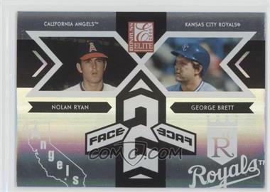 2005 Donruss Elite - Face 2 Face #FF-18 - Nolan Ryan, George Brett /1500