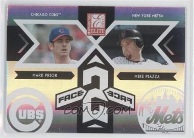 2005 Donruss Elite - Face 2 Face #FF-3 - Mark Prior, Mike Piazza /1500