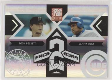 2005 Donruss Elite - Face 2 Face #FF-5 - Josh Beckett, Sammy Sosa /1500