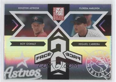 2005 Donruss Elite - Face 2 Face #FF-6 - Roy Oswalt, Miguel Cabrera /1500