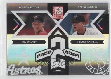 2005 Donruss Elite - Face 2 Face #FF-6 - Roy Oswalt, Miguel Cabrera /1500